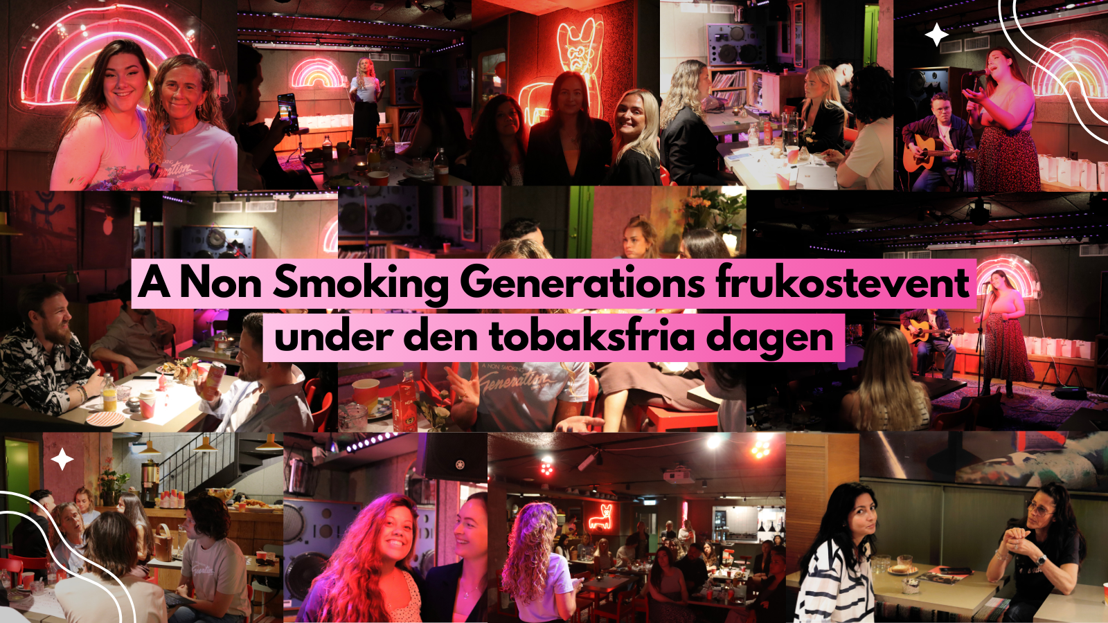 A Non Smoking Generations frukostevent under den tobaksfria dagen 