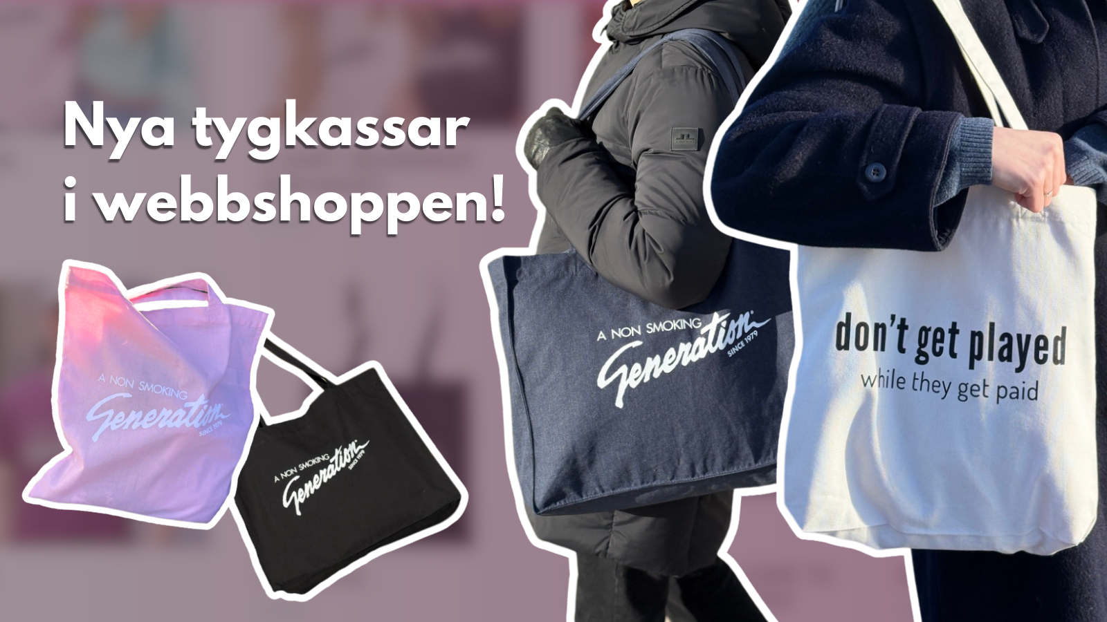 Nya tygkassar i webbshoppen!