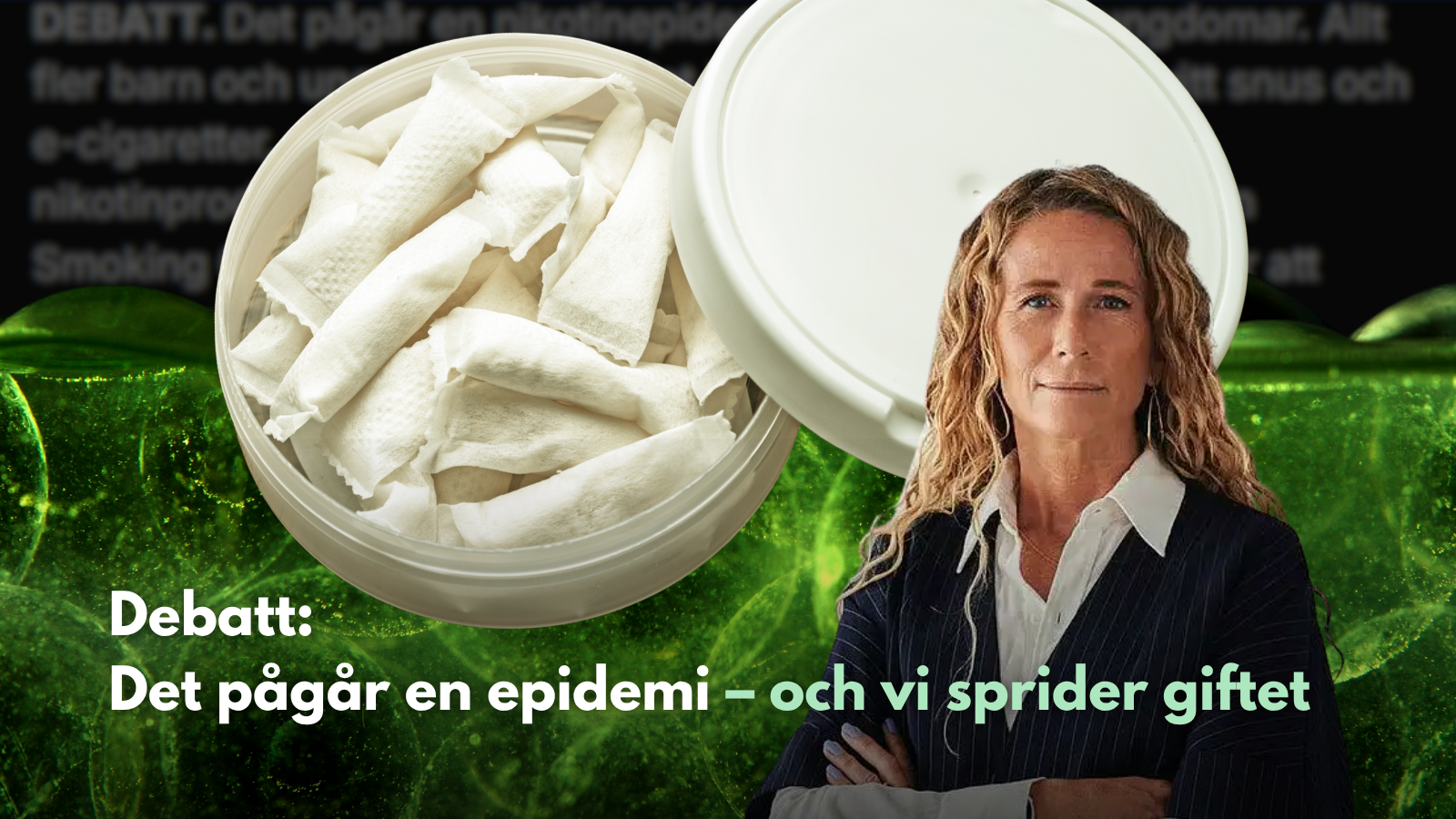 Debatt: Det pågår en epidemi – och vi sprider giftet
