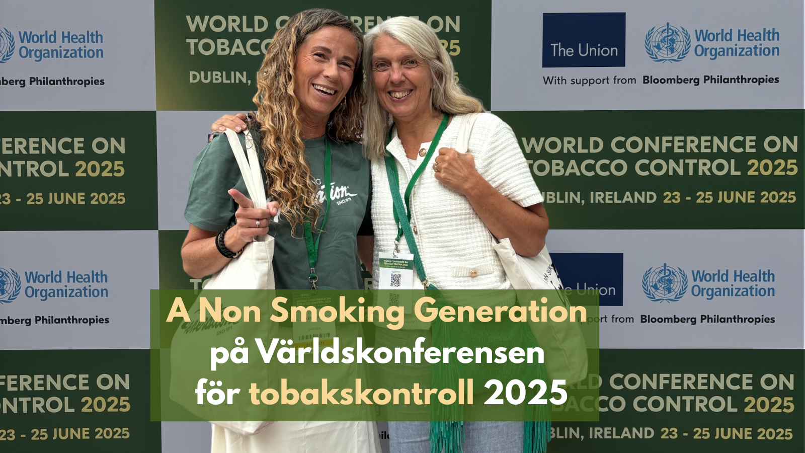 A Non Smoking Generation på Världskonferensen för tobakskontroll 2025