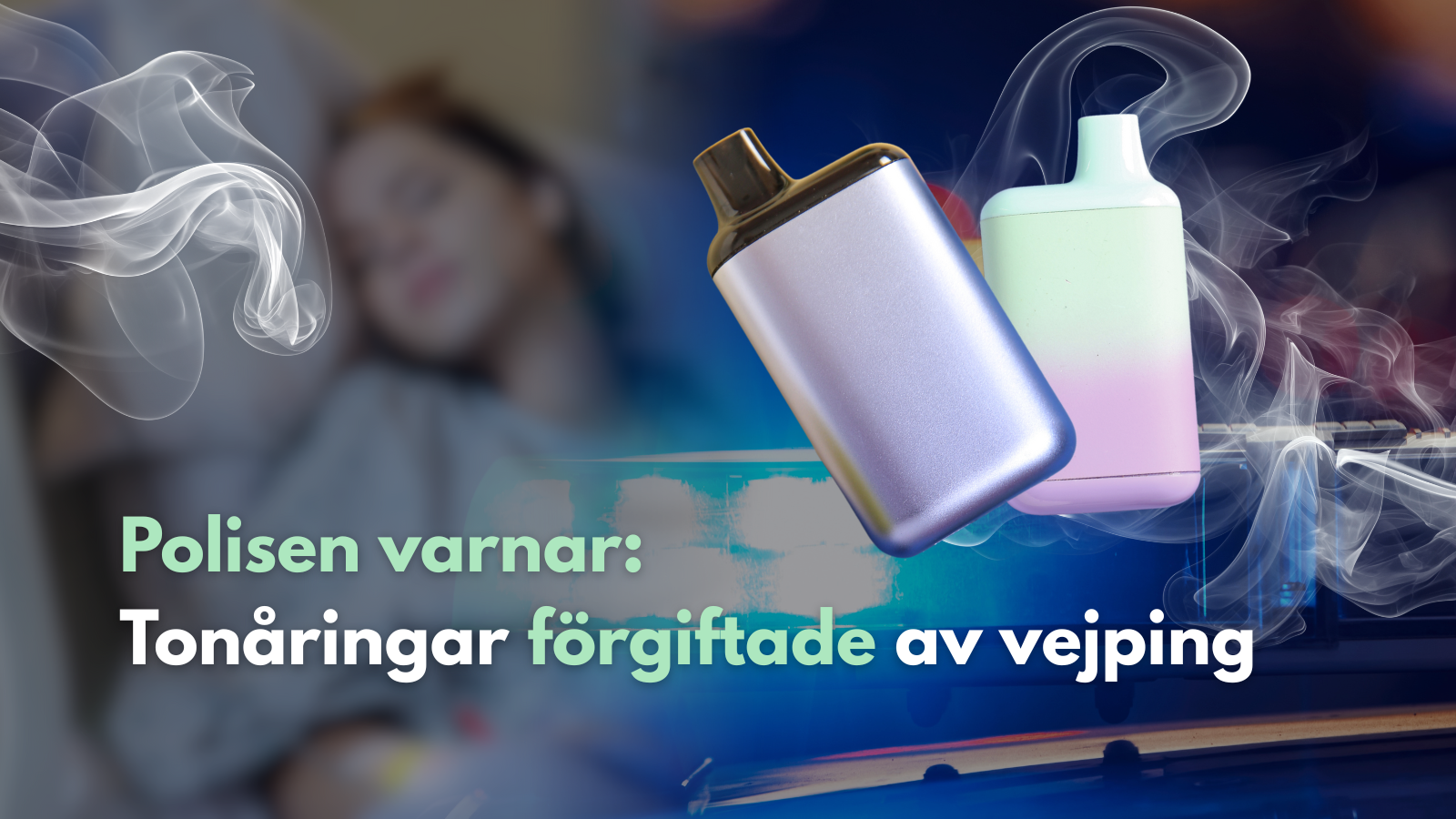 Polisen varnar: Tonåringar förgiftade av vejping