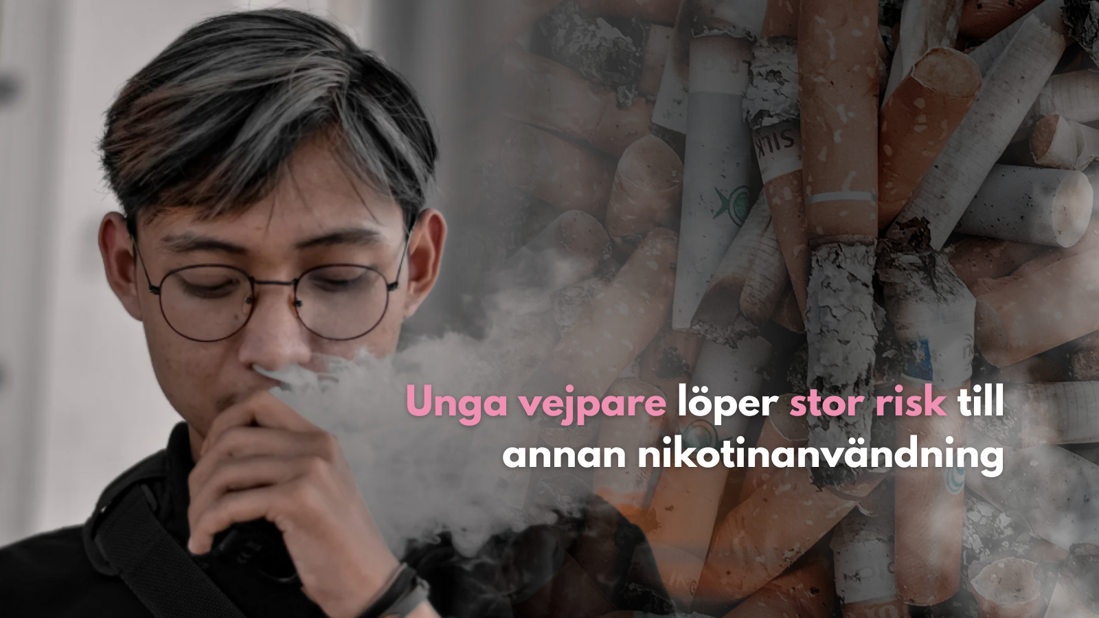 Unga vejpare löper stor risk till annan nikotinanvändning