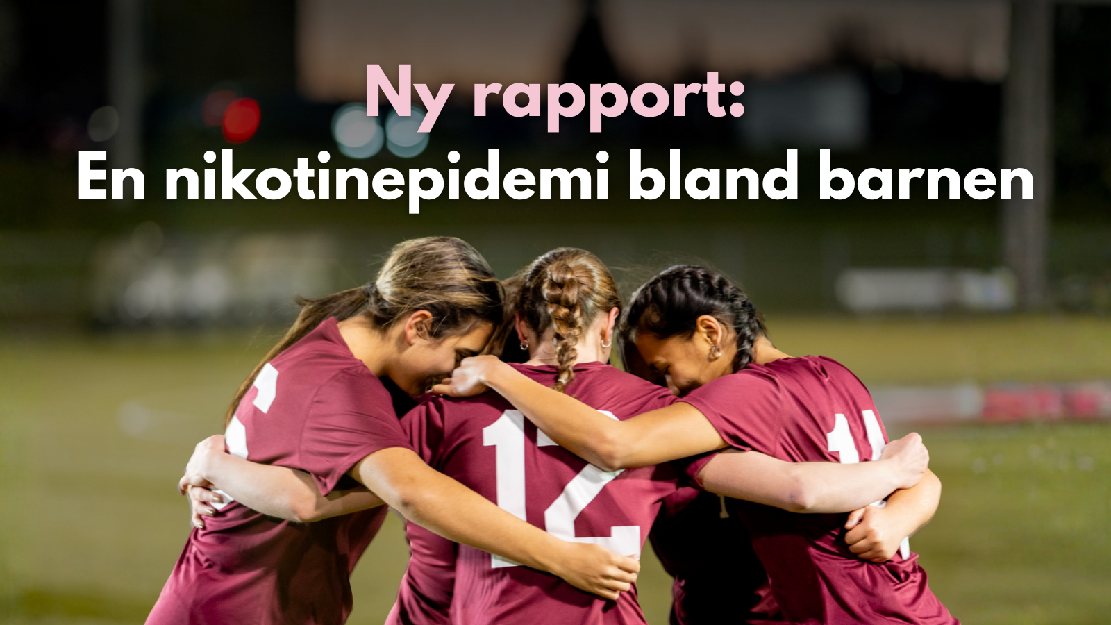 Ny rapport: En nikotinepidemi bland barnen