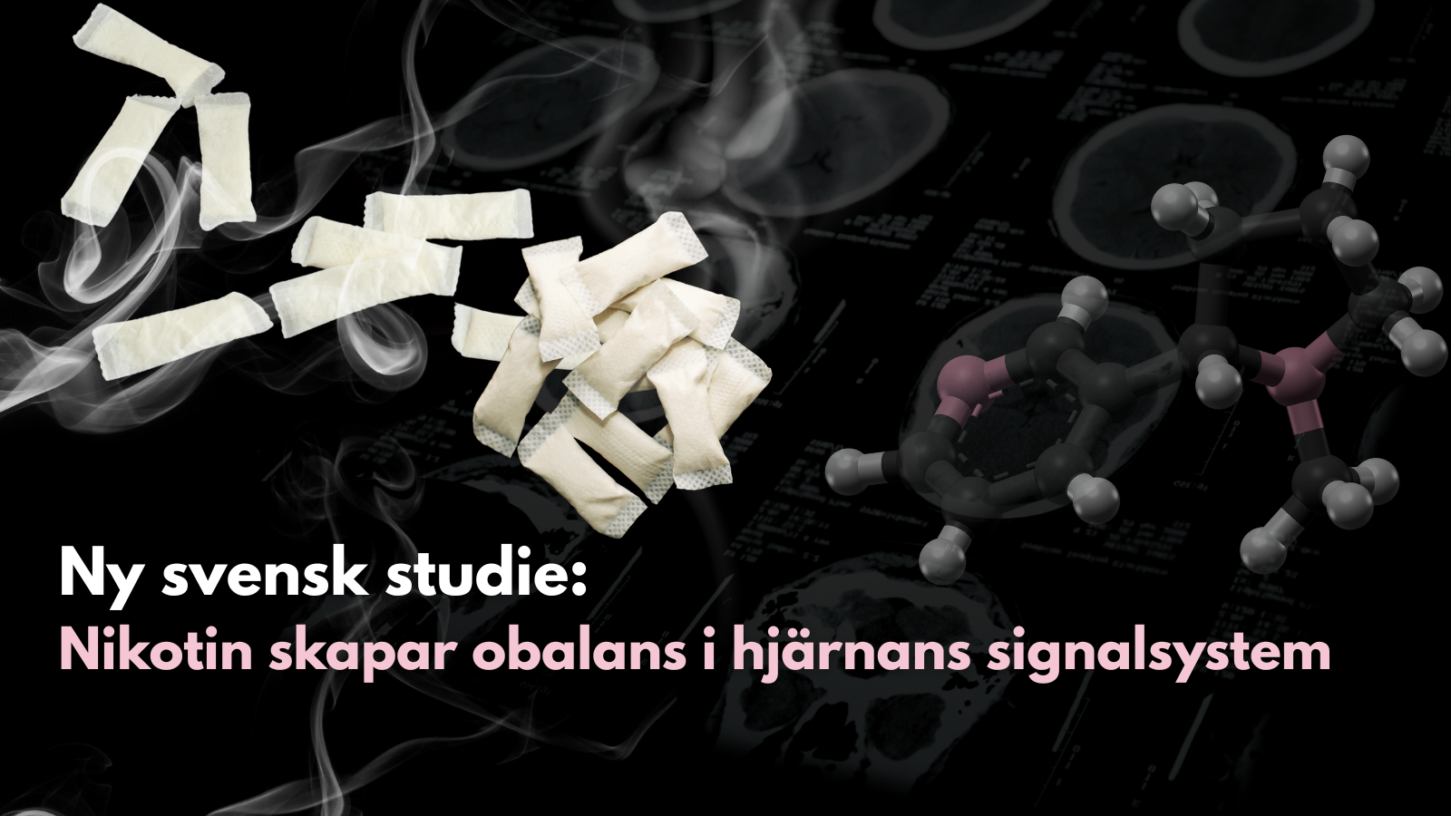 Ny svensk studie: Nikotin skapar obalans i hjärnans signalsystem
