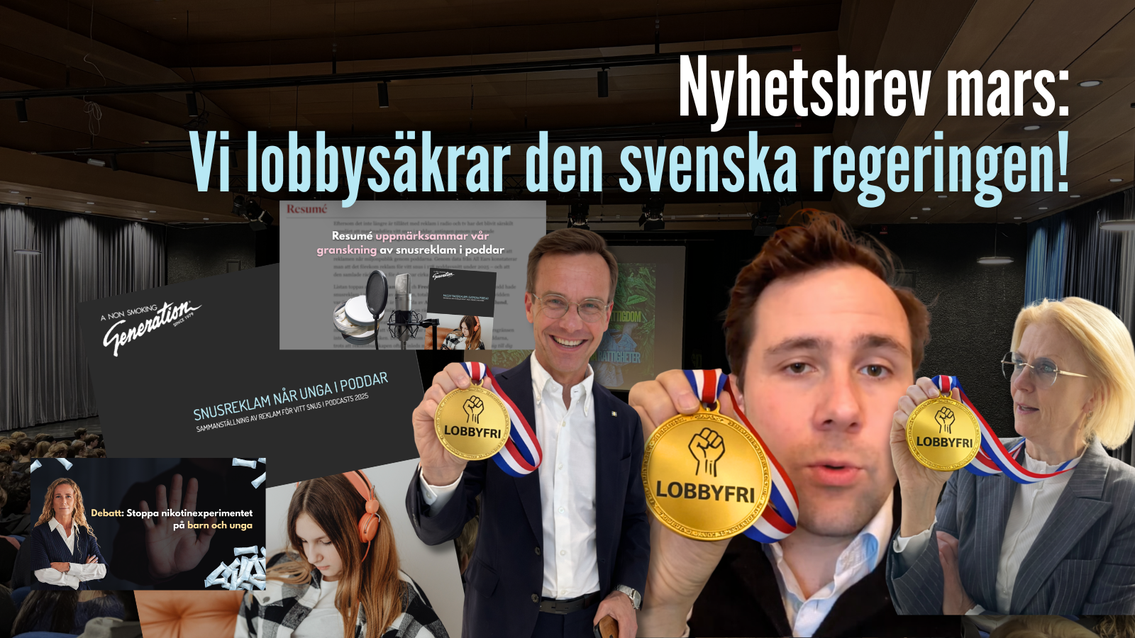 Nyhetsbrev mars: Vi lobby-säkrar den svenska regeringen!