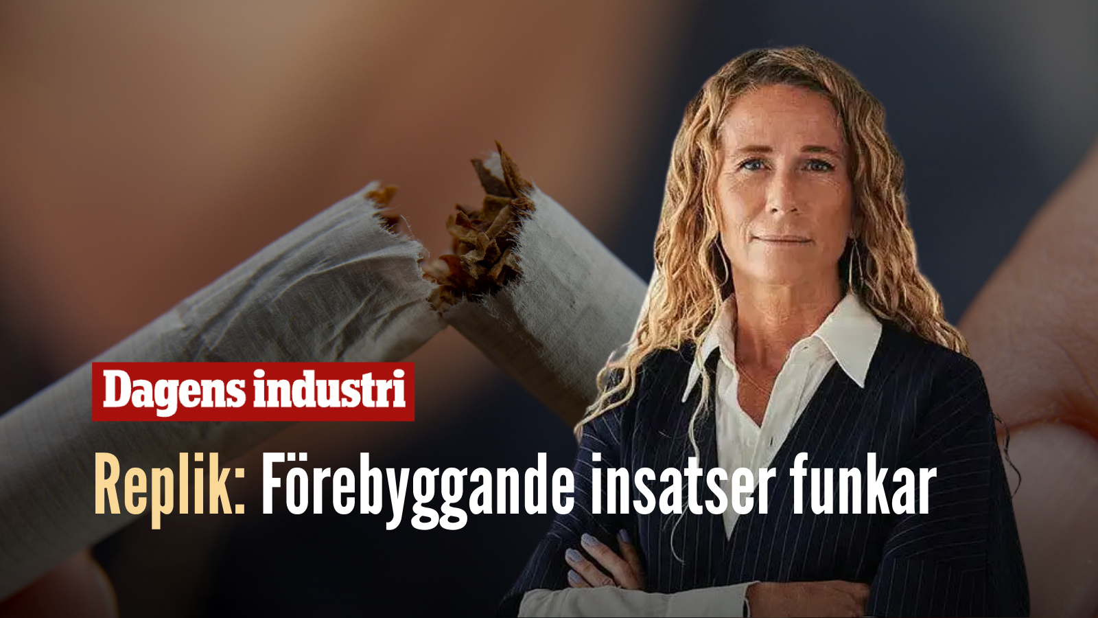 Replik i Dagens Industri: Förebyggande insatser funkar