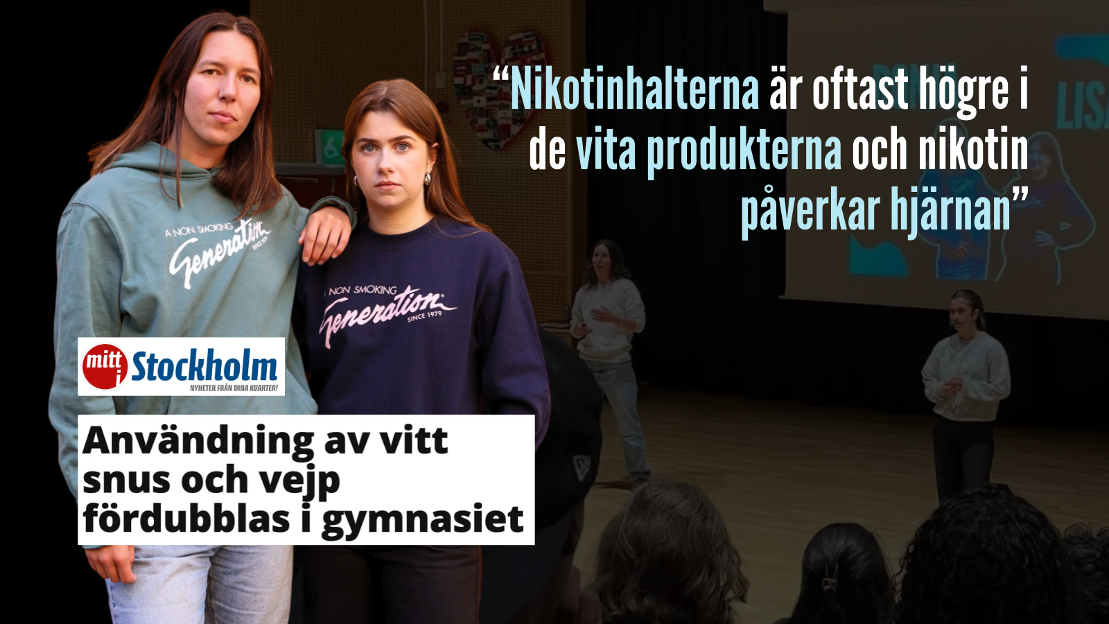 Våra föreläsare och elever intervjuas av Mitt i Stockholm
